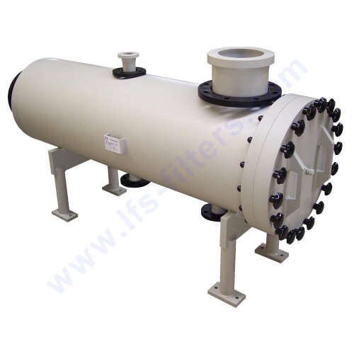 polypropyleen highflow filterhuis voor 3 filterelementen