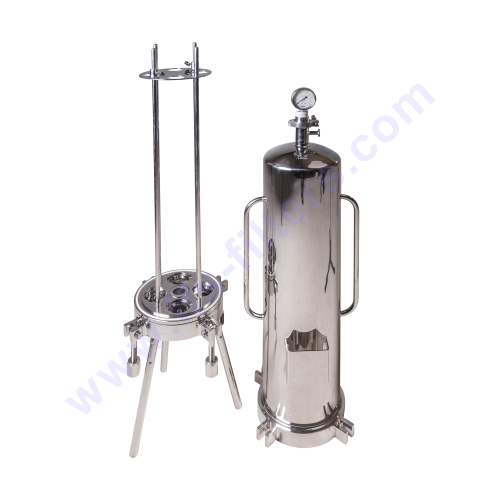 rvs filterhuis voor 4 filters